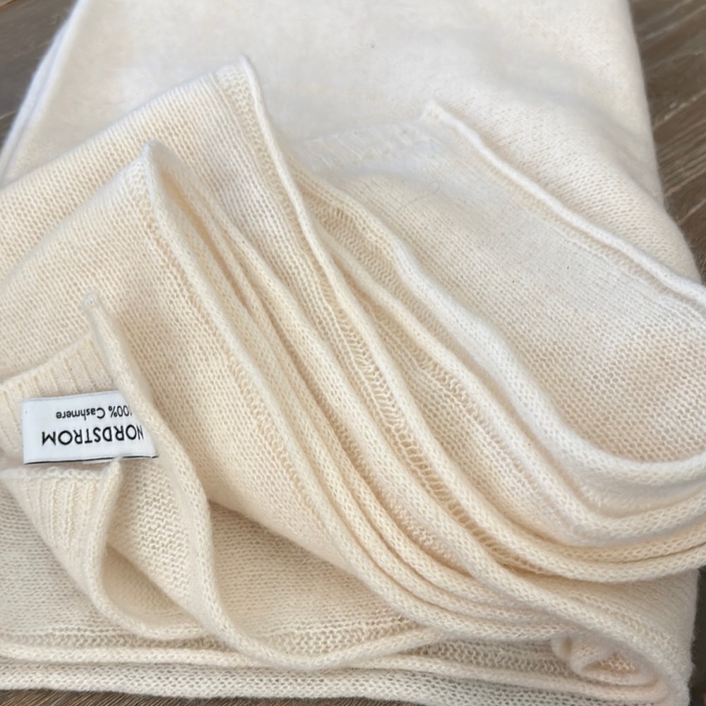 Nordstrom ivory cashmere wrap